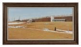 YOUNGBLOOD William A 1915,Foothills, Winter,Brunk Auctions US 2010-09-11