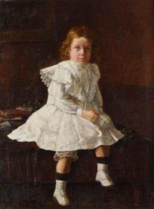 YSERN Y ALIE Pere 1876-1946,Portrait de fillette,Etienne de Baecque FR 2022-01-13