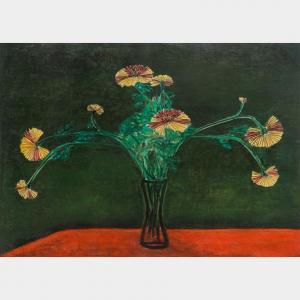 YU SAN 1901-1966,Chrysanthemum,33auction SG 2022-08-21