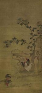 YUAN Yu Mei 1975,Three Roosters,Christie's GB 2015-11-30