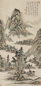YUANQI WANG 1642-1715,Landscape,Lempertz DE 2015-12-05