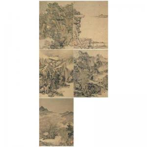 YUE ZHENG 1600,LANDSCAPES,1636,Sotheby's GB 2005-10-24
