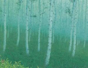 YUJI SASAKI 1951,Green fog,Mainichi Auction JP 2022-02-25