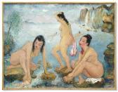 YULIANG PAN 1895-1977,BAIGNEUSE,1958,Sotheby's GB 2018-03-31