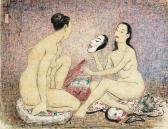 YULIANG PAN 1895-1977,Nudes and Masks,1956,Christie's GB 2009-11-29