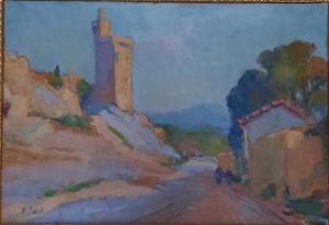 YVAN Eugene 1900-1900,Scenery from Avignon,Bruun Rasmussen DK 2022-04-07