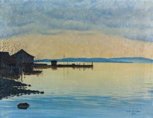 ZÜRICHER Ulrich Wilhelm 1877-1961,Morgenstimmung an einem See.,Dobiaschofsky CH 2006-05-01
