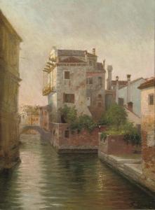 ZAAK Gustav 1845-1900,Rio di Sant'Agostin, Venice,Christie's GB 2008-02-27