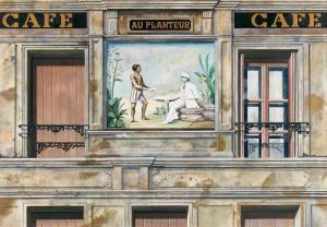 ZADRAZIL Franz 1942-2005,"CAFE AU PLANTEUR" (Paris),Palais Dorotheum AT 2023-03-22