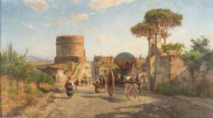 ZAHND Johann 1854-1934,Via Appia,Art International IT 2023-02-27