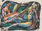 ZAHRATKA Mike 1940,Two Nudes,1959,Ro Gallery US 2011-01-20