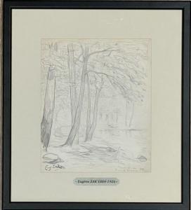 ZAK Eugeniusz 1884-1926,Bois d'amour , Pont-Aven,1904,Boisgirard - Antonini FR 2024-04-23