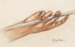 ZAK Eugeniusz 1884-1926,Hand study,Desa Unicum PL 2024-02-22