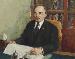 ZAKHAROV fedor 1882-1968,Portrait of Vladimir Lenin (1870-1924),Sworders GB 2021-10-05