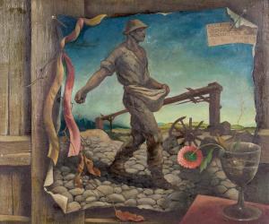 ZAMAZAL Jaroslav 1900-1983,ZEMĚDĚLEC,1952,European Arts CZ 2022-05-22