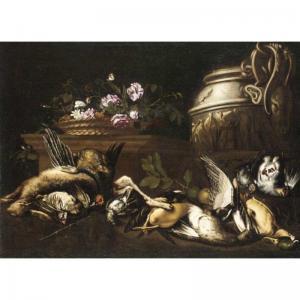 ZANARDI Giovanni Paolo,still life with a hare, a pheasant, partridges, du,Sotheby's 2004-10-28