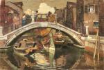 ZANETTI ZILLA Vittore 1864-1946,Ponte a Venezia,Farsetti IT 2022-02-16