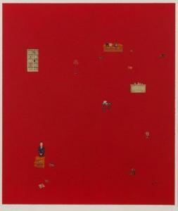 ZANG HAO 1963,Untitled red,2002,Rosebery's GB 2019-10-14