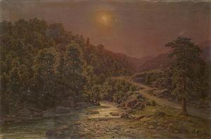 ZANKOVSKY ILYA NIKOLAEVICH 1832-1919,Sunset in the Mountains,MacDougall's GB 2018-06-06