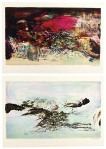 Zao Wou Ki 1920-2013,Roger Caillois, À la gloire de l'image et Art poét,1976,Christie's 2019-02-27
