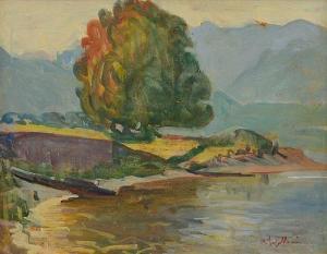 ZAPELLONI Andrea 1877-1961,Lago Maggiore,Meeting Art IT 2022-03-16