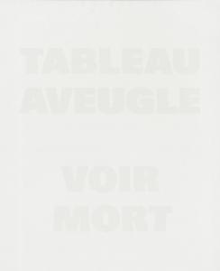 ZAUGG Rémy 1943-2005,Tableau aveugle voir mort,1986–1991,Beurret Bailly Widmer Auctions 2023-06-21