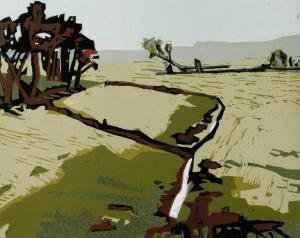 ZAUMSEIL Peter 1955,Landschaft,1991,Mehlis DE 2017-02-25