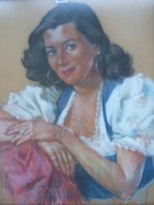 ZAWISCHA Willi 1900-1900,Portrait of Frieda Hylton,1951,Bellmans Fine Art Auctioneers GB 2011-05-18
