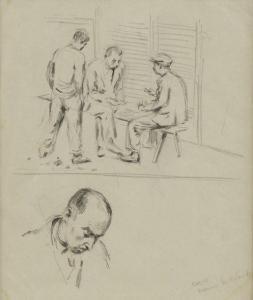 ZBER Fiszel 1909-1942,La partie de cartes,1941,Damien Leclere FR 2019-06-24