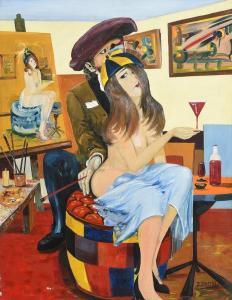 ZBIGNIEW Drecki 1900-2000,Painter and His Muse,Morgan O'Driscoll IE 2020-11-02