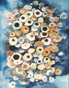 ZBINDEN Ellis 1921,Composition florale,1976,Dogny Auction CH 2017-10-03