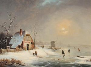 ZEEBROECK van,Dutch Winter Landscape,Burchard US 2016-01-31