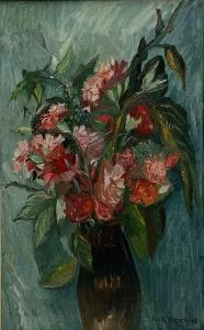 ZEEH Beth 1911,Still Life Vase of Flowers,1966,David Duggleby Limited GB 2022-09-16
