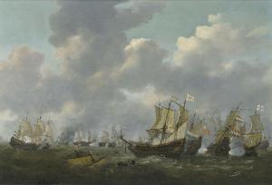 ZEEMAN Regnier Remigius,The Battle of Leghorn, 4th March 1653, during the ,Christie's 2018-12-06