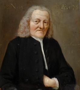ZEGELAAR Gerrit 1719-1794,Bildnis eines Herrn in schwarzem Gehrock als Halbfigur,Nagel DE 2017-10-11