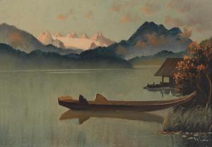 ZEIDLER Walter 1900-1900,Altausseer See with a View of the Dachstein,Palais Dorotheum AT 2014-02-17