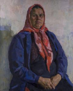 ZEITLINA Gregorii Jsrailjew 1911-1999,PORTRAIT EINER BÄUERIN,1962,Hampel DE 2008-07-04