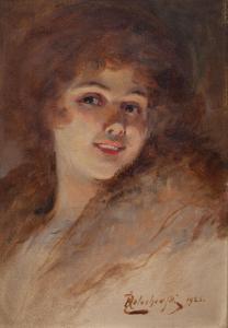 ZELECHOWSKI Kacper 1863-1942,Portrait of a lady,1925,Desa Unicum PL 2023-04-20