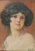 ZELECHOWSKI Kacper 1863-1942,Portret kobiety,Rempex PL 2016-02-24