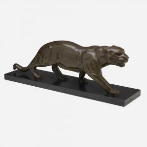 ZELIKSON Serge 1890-1966,Model of a Panther,1925,Rago Arts and Auction Center US 2022-08-18