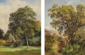 ZELLER Friedrich,Two Landscapes with Trees in the Foreground,1856,Palais Dorotheum 2020-05-13