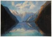 ZELLER Joseph 1873-1948,Mountain valley,John Moran Auctioneers US 2023-04-25