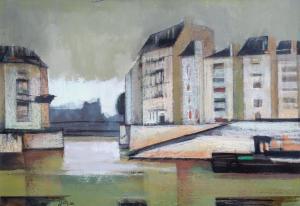 ZEMITIS Janis 1940-2008,At the Seine,1996,Antonija LV 2021-11-20