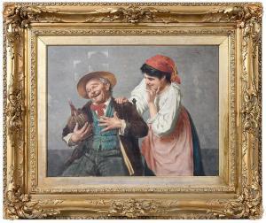 ZERMATI Jules 1880-1920,A Cheerful Heart,Brunk Auctions US 2020-07-31
