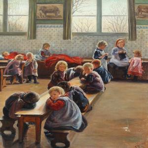 ZERNICHOW Cathrine Helene 1864-1942,From an orphanage,1896,Bruun Rasmussen DK 2016-08-08