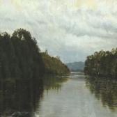 ZERNICHOW Cathrine Helene 1864-1942,Landscape with lake,Bruun Rasmussen DK 2013-02-26