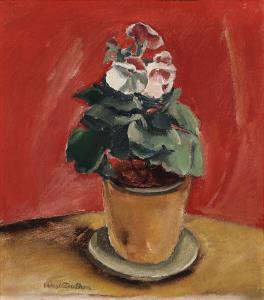 ZEUTHEN Ernst 1880-1938,Still life with flowerpot,Bruun Rasmussen DK 2024-01-23