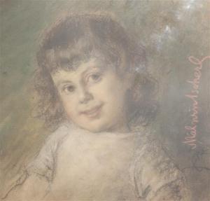 ZEWY Carl 1855-1929,Portrait of the artist''s daughter: Maria Malwine ,Gorringes GB 2017-11-28