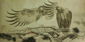 ZHANG Ce 1957,Eagles in Gongbi style,888auctions CA 2016-07-21