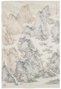 Zhang Hong 1954,Mountain Duet,1999,Christie's GB 2022-09-28